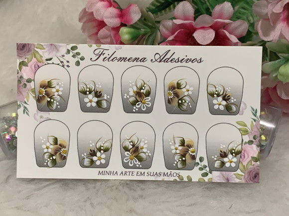 Adesivos Unhas Naturais