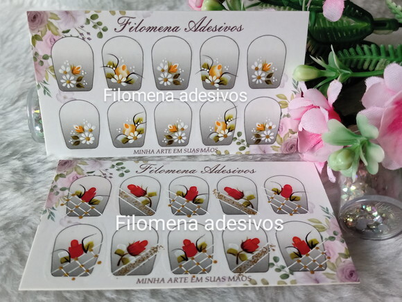 Adesivos Unhas Naturais