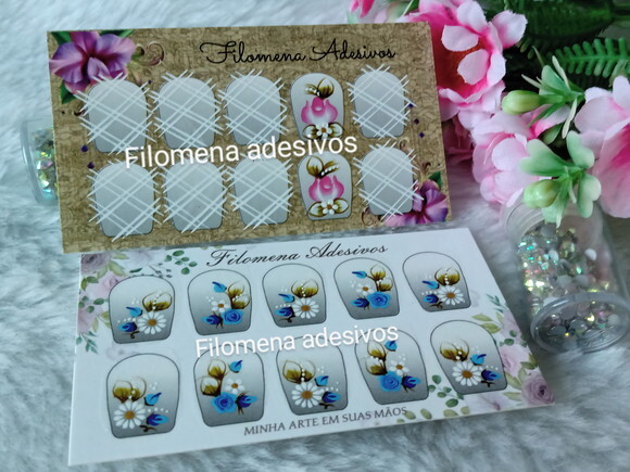 Adesivos Unhas Naturais