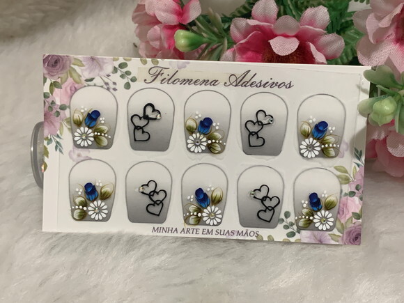 Adesivos Unhas Naturais.