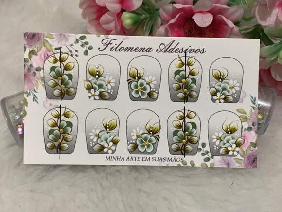 Adesivos Unhas Naturais.