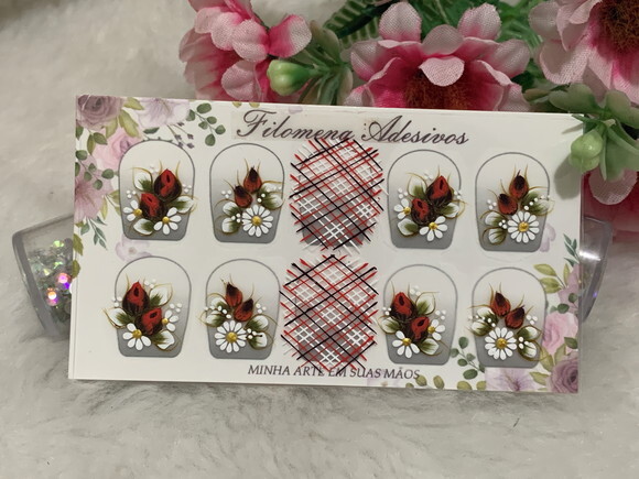 Adesivos Unhas Naturais.