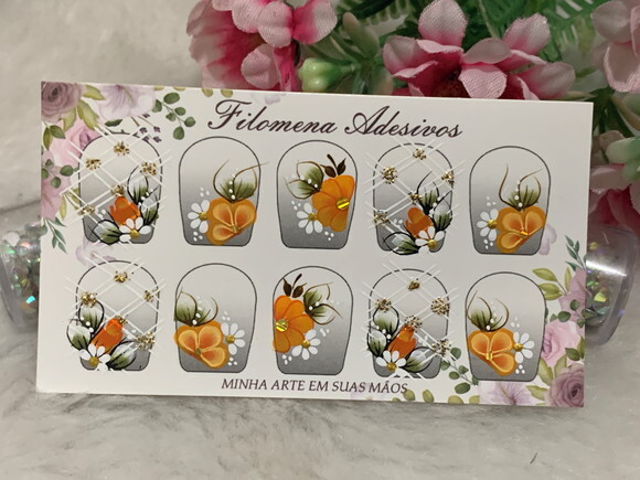 Adesivos Unhas Naturais.