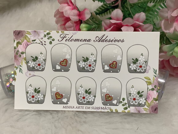 Adesivos Unhas Naturais.