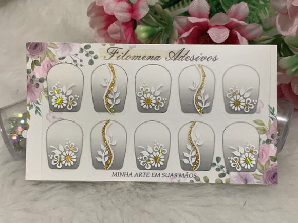 Adesivos Unhas Naturais.