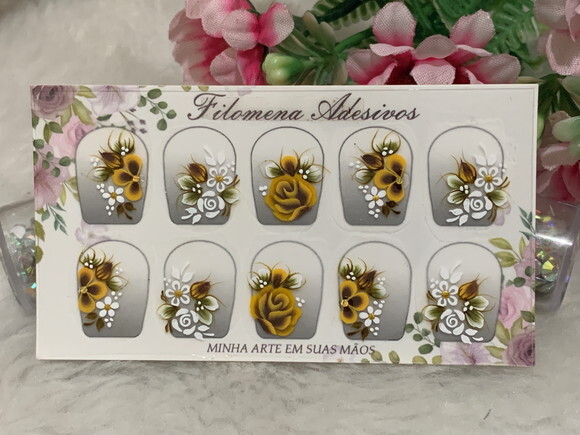 Adesivos Unhas Naturais.