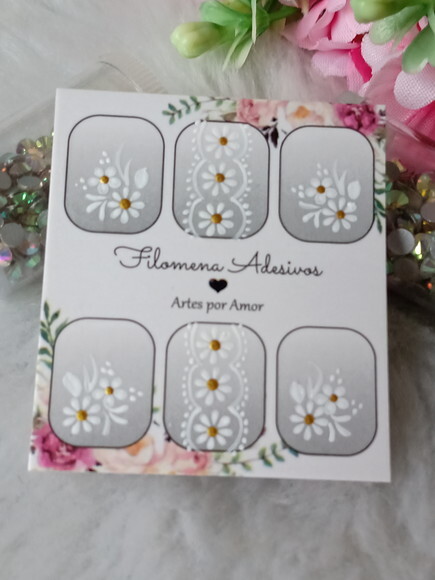 Adesivos, Unhas Naturais, Kit.