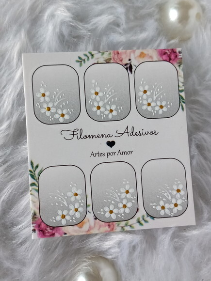 Adesivos, Unhas Naturais, Kit.