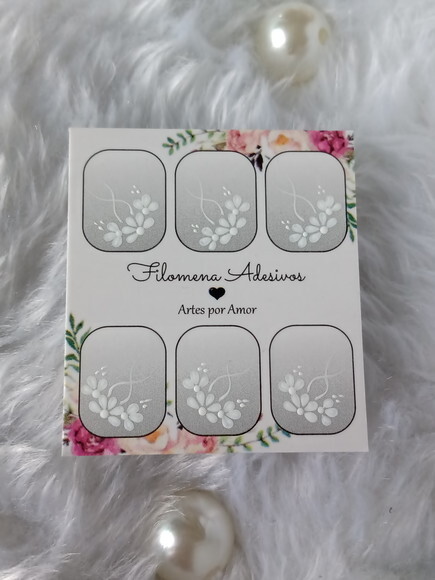 Adesivos, Unhas Naturais, Kit.