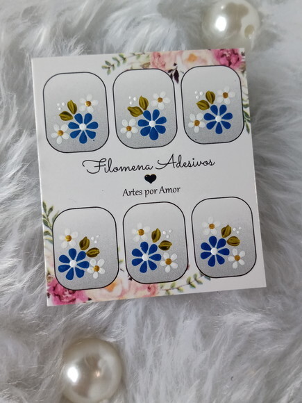 Adesivos, Unhas Naturais, Kit.