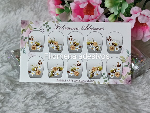 Adesivos, Unhas Naturais.