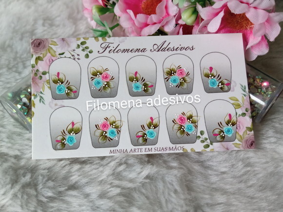 Adesivos, Unhas Naturais.
