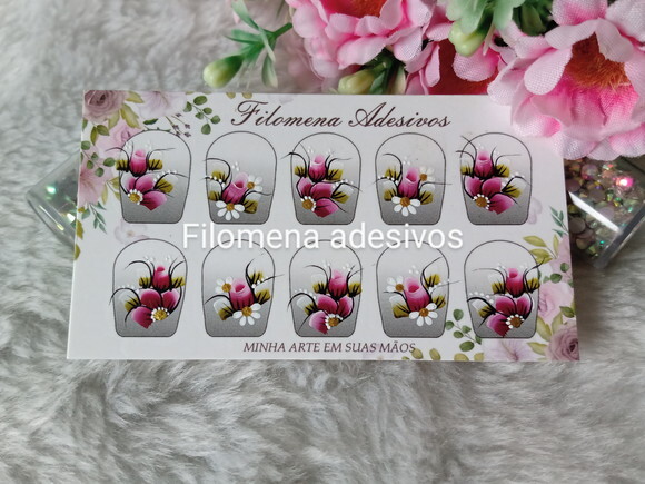 Adesivos, Unhas Naturais.