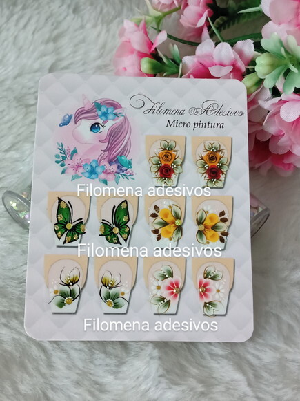 Adesivos, Unhas Naturais.