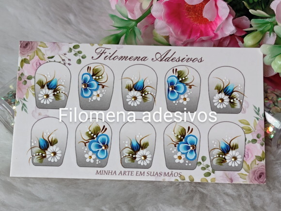 Adesivos, Unhas Naturais.
