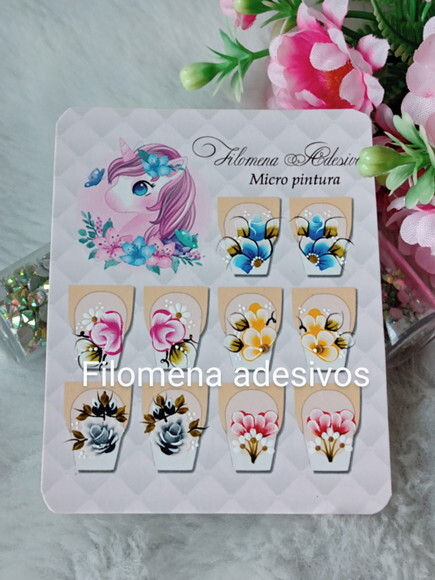 Adesivos, Unhas Naturais.
