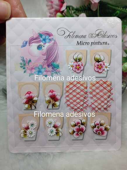 Adesivos, Unhas Naturais.