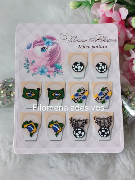 Adesivos, Unhas Naturais.