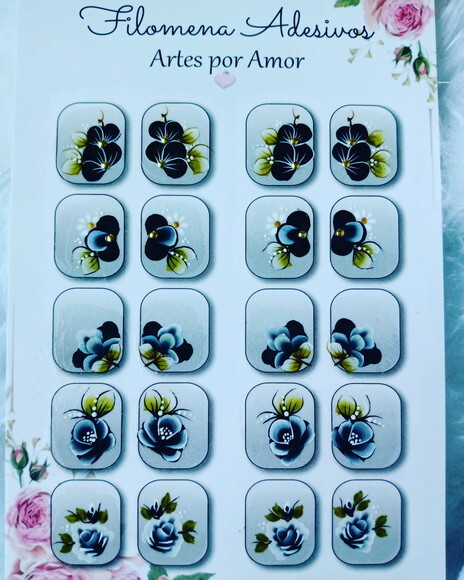 Adesivos, Unhas, Naturais.