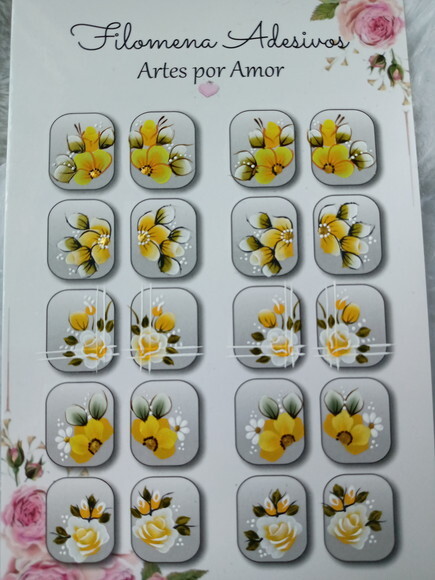 Adesivos, Unhas, Naturais.