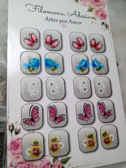 Adesivos, Unhas,naturais.
