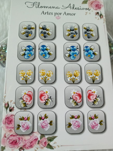 Adesivos, Unhas,naturais.
