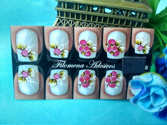 Casamento adesivos/ unhas