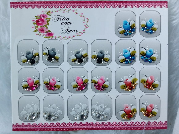 Coleção Delicadas / Unhas P e m