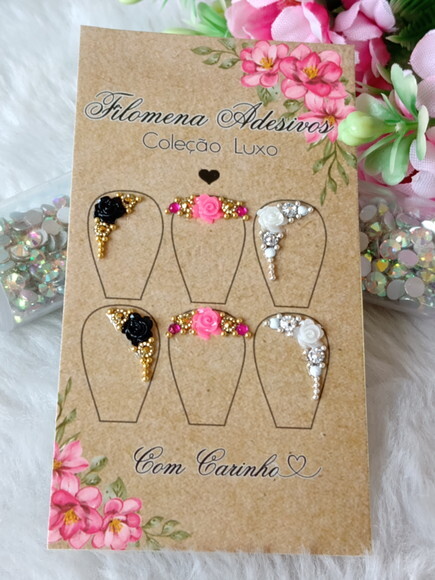 Jóias para Unhas, 3 Pares