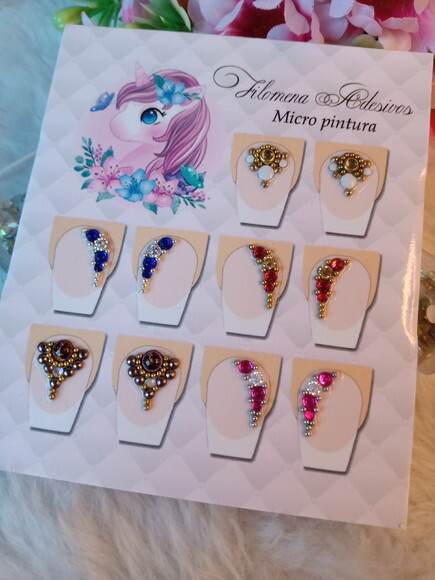 Jóias para Unhas, 5 Pares.