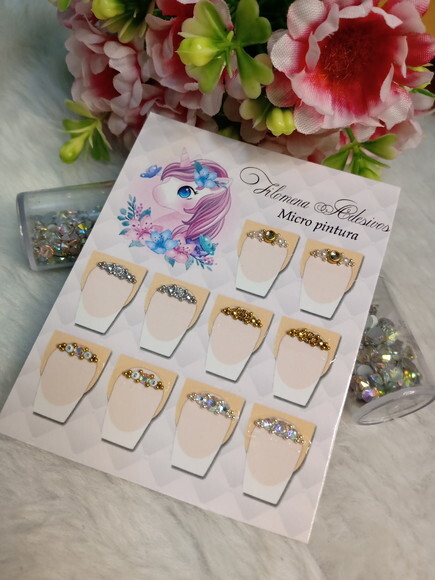 Jóias para Unhas, 5 Pares.