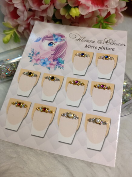 Jóias para Unhas, 5 Pares.
