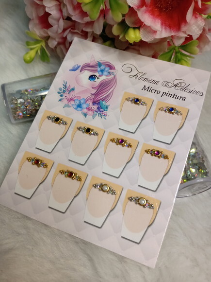 Jóias para Unhas, 5 Pares.