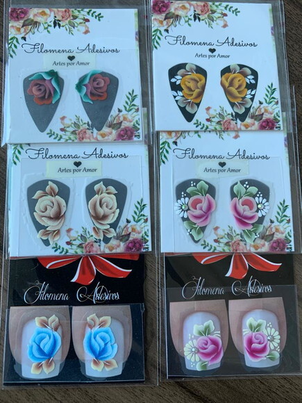 Kit 13 Pares, Unhas Médias ao Alongamento