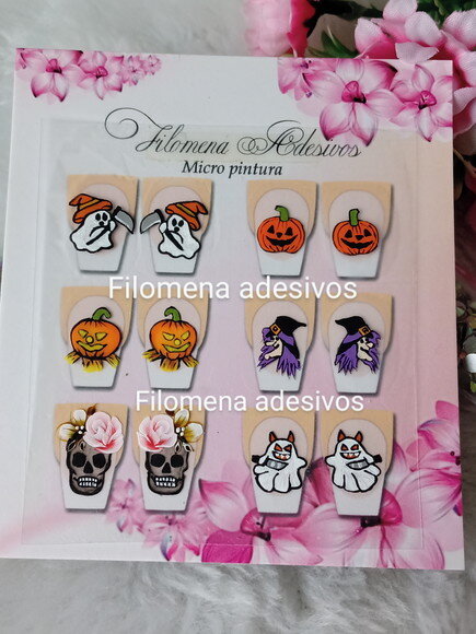 Adesivos De Cartoon / Unhas M Ao Alongamento.