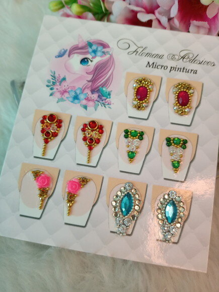 Adesivos de Jóias para Unhas , Joias