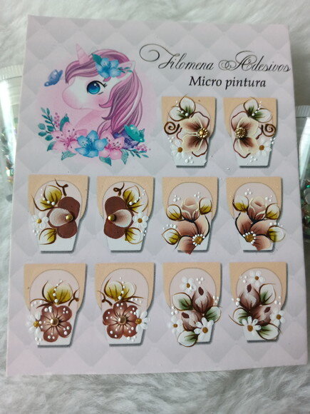 Adesivos de unhas, Artesanais