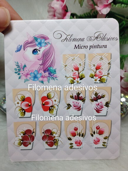 Adesivos de unhas, Artesanais