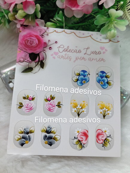Adesivos de unhas, Artesanais