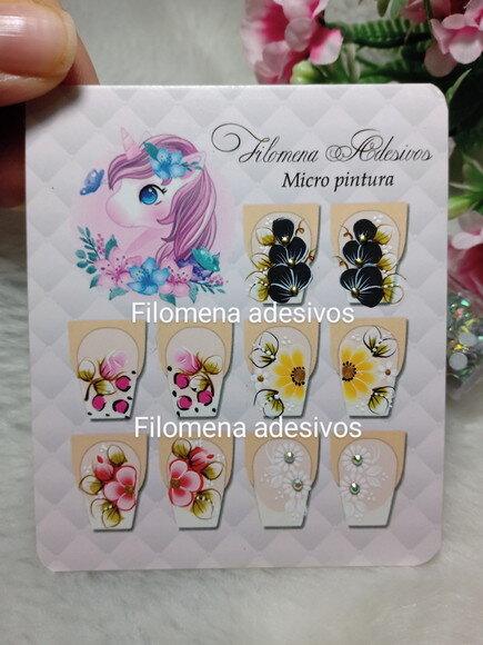 Adesivos de unhas, Artesanais