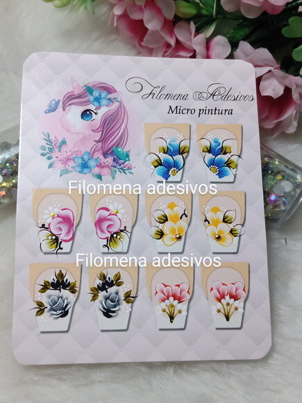 Adesivos de unhas, Artesanais