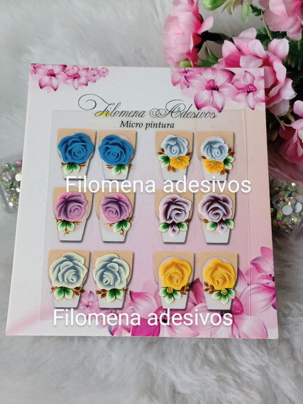 Adesivos Ones Troke, Unhas m ao Alongamento.