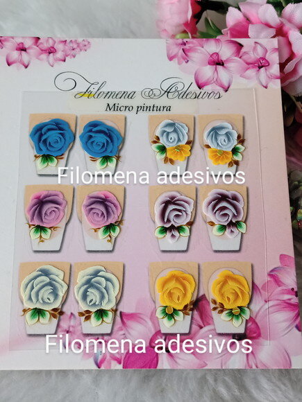 Adesivos Ones Troke, Unhas m ao Alongamento.