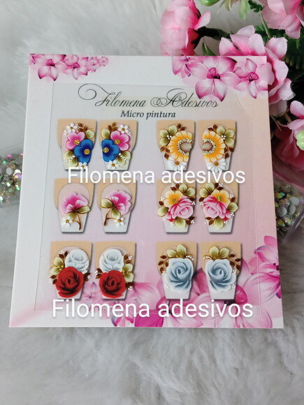 Adesivos Ones Troke, Unhas m ao Alongamento.