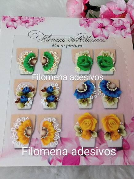 Adesivos Ones Troke, Unhas m ao Alongamento.