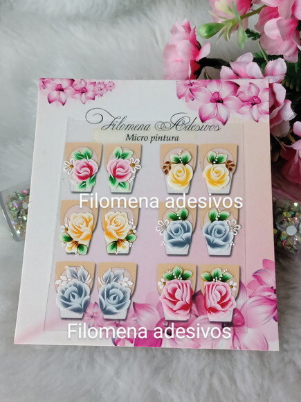 Adesivos Ones Troke, Unhas m ao Alongamento.