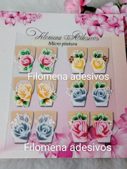 Adesivos Ones Troke, Unhas m ao Alongamento.