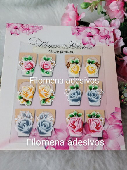 Adesivos Ones Troke, Unhas m ao Alongamento.