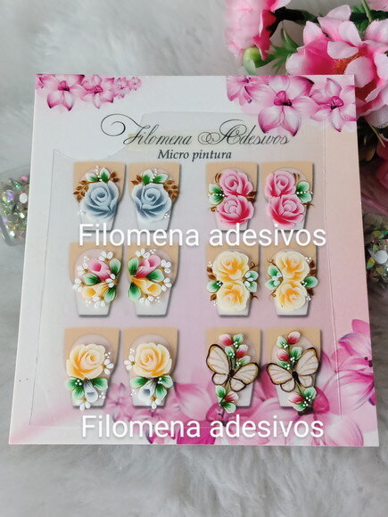 Adesivos Ones Troke, Unhas m ao Alongamento.