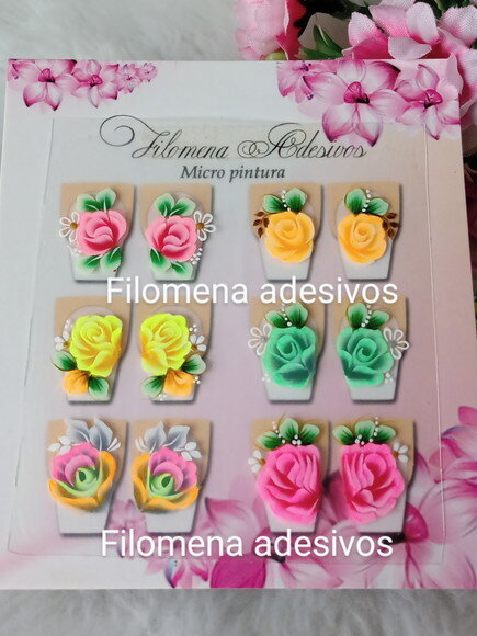 Adesivos Ones Troke, Unhas m ao Alongamento.